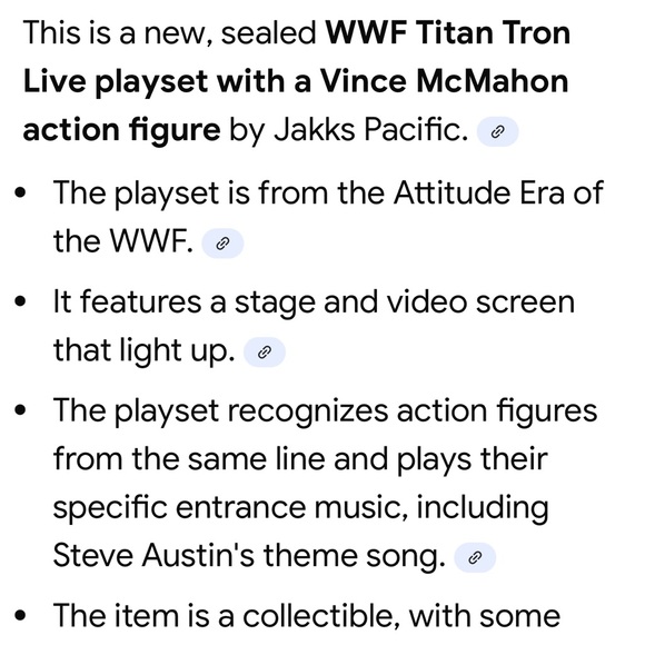 NEW SEALED WWF TITAN TRON LIVE SET WITH VINCE MCMAHON ACTION FIGURE - Picture 11 of 11